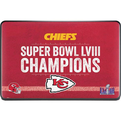 NFL Chiefs Super Bowl LVIII Champions Google Pixelbook Go Skin